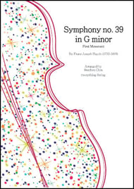 Symphony No. 39 in G Minor Orchestra sheet music cover Thumbnail